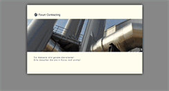 Desktop Screenshot of forum-contracting.de